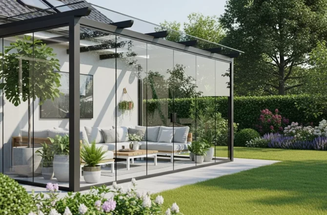 Fechamento de Área em Vidro